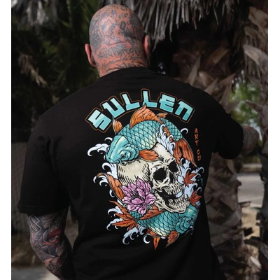 SULLEN Мъжка тениска sullen - premium - skull koi - jet black - scm6518_jtbk