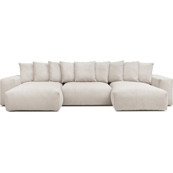 Bobochic Кремав ъглов диван от рипсено кадифе Voltaire - Bobochic Paris (WT-DNUU-N----W_1 P929)