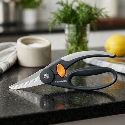 Kuchynské nožnice FISKARS Functional Form Nožnice na ryby, 22 cm (1003032)