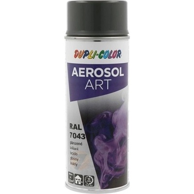 Motip Dupli Color ART farba v spreji 400 ml RAL 7043 dopravná šedá B lesklá