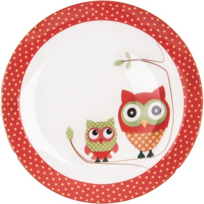 Orion tanier porcelánový plytký detský SOVA 21 cm