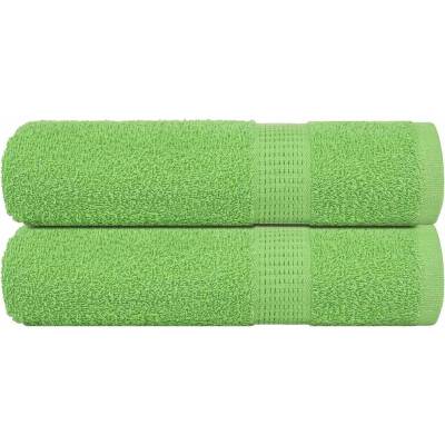 vidaXL Кърпи за ръце FROGN 2 бр. ябълково зелени 50x100 см 360 г/м2 (137022)