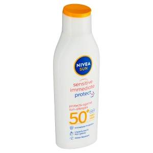 Nivea слънцезащитен лосион за чувствителна кожа 200 мл SPF50+ - lavonio - 34,23 лв