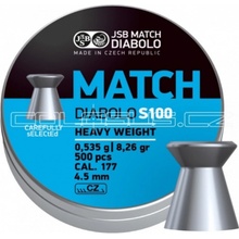 Diabolky JSB Match S100 4,51 mm 500 ks