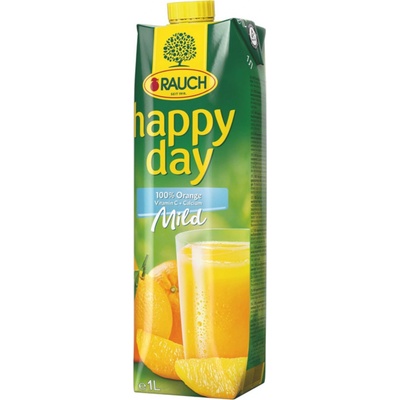 Rauch Happy Day 100% jemný pomeranč a vápník 1 l