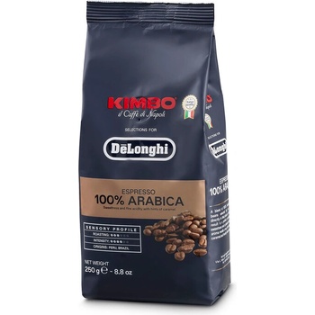 KIMBO Кафе на зърна KIMBO Delonghi - 100% ARABICA - 0.250 кг (DLSC612)