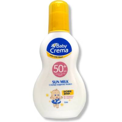 Baby crema слънцезащитно мляко за бебета, spf 50, 150мл