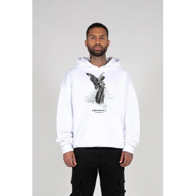 Urban Classics Суичър ANGEL Heavy Hoody Oversized Essentials V. 4 white XXLUB-MJG11524-00220 - Бял, размер XXL