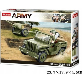 Sluban B0853 Spojenecký džíp a protiletadlové dělo