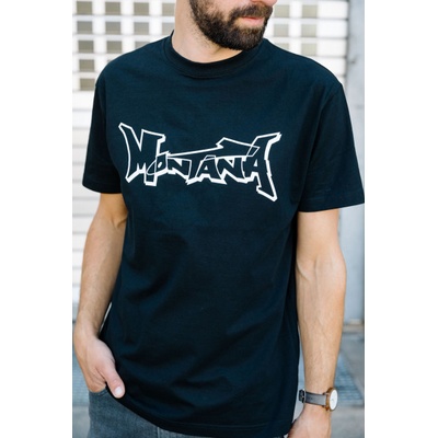 Tričko Montana outline Black