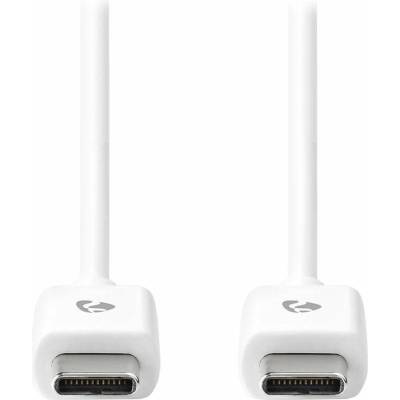 Nedis CCGL60700WT20 USB 2.0/ zástrčka USB-C - zástrčka USB-C/ 60 W/ 480 Mbps 2m