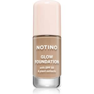 Notino Glow Foundation With SPF 50 & Plant Extracts озаряващ фон дьо тен SPF 50 01 Light Medium Warm 30ml