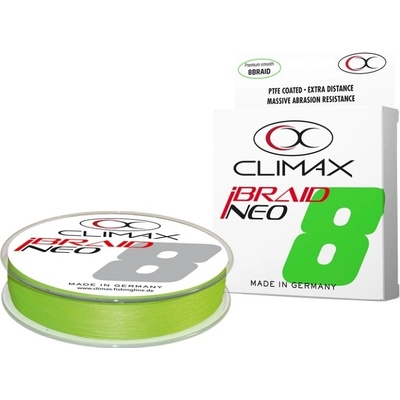 Climax šnúra ibraid neo fluo chartreuse 135m 0,06mm 3,2kg