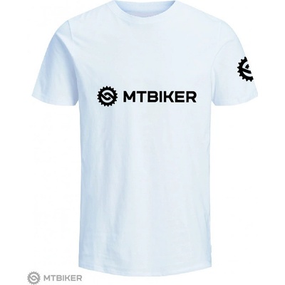 MT! Biker logo 3 tričko biele