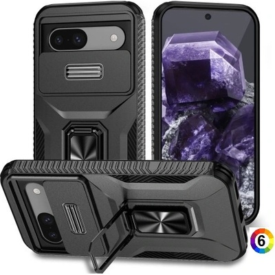 Google Pixel 8a Удароустойчив Ring Holder Калъф и Протектор