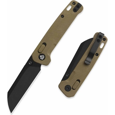 QSP knife Penguin Glyde Lock 14C28N, zavírací s klipem, khaki QS130GL-C2