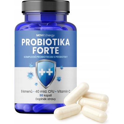 MOVit Energy Probiotiká Forte 90 vegánskych kapsúl