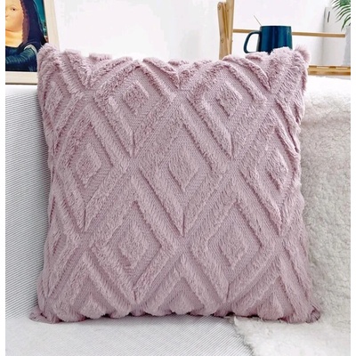 Декоративна възглавница/калъфка Пухи - Лилав