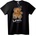 NOONEBRAND Тениска Сладко мече - Внимание - 7XL, Black