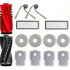  Mobilly комплект четки, филтри и мопове за Roborock Qrevo curv, 14 бр (set Qrevo curv 14 pcs)