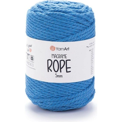 Yarn Art Macrame Rope 5 mm 786 modrá