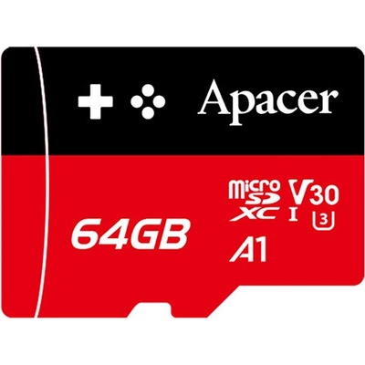 Apacer Gaming card V30 64GB micro SDXC AP64GMCSX10U7-RAGC