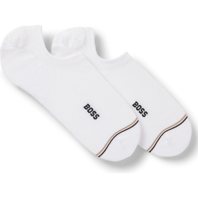 Boss Чорапи Boss Mens BOSS Bodywear 2-Pack Low Socks with Logo Detail - White 100