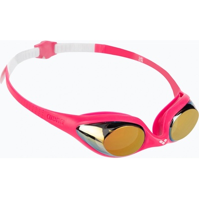 arena Детски очила за плуване arena Spider JR Mirror white/pink/fuchsia