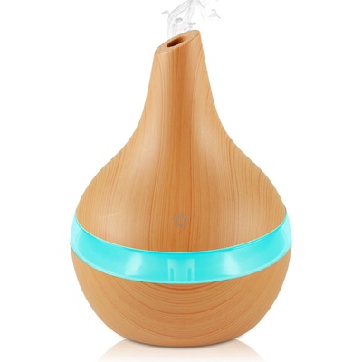 HomePro HP-1813 Aroma difuzér na USB kabel 7 světel světle hnědý 300 ml