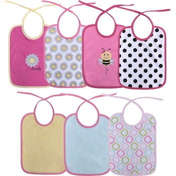 Baby Care Лигавници Lorelli - Girl, Двоен, С връзки, 7 Броя (10260210003)