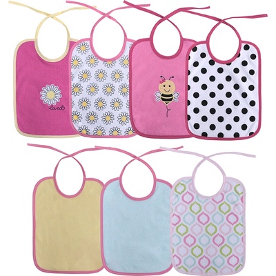 Baby Care Лигавници Lorelli - Girl, Двоен, С връзки, 7 Броя (10260210003)