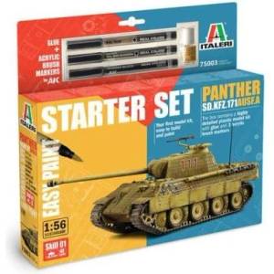Italeri Модел Комплект танк 75003 - Пантера Sd. Kfz. 171 Ausf. A (1: 56) (33-75003)
