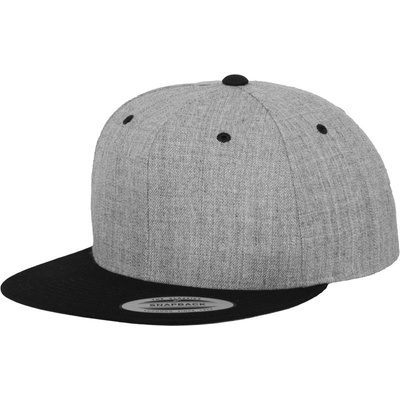 Flexfit Flexfit 6089M Snapback 6 panelová COT-556089r4199 Melír šedá/černá