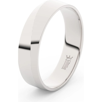 Danfil prsten DLR3035 bílé zlato bez kamene povrch lesk