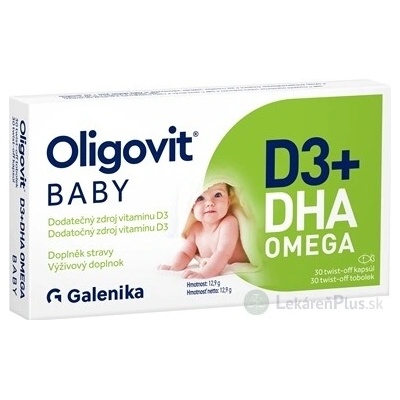 Oligovit BABY D3 + DHA OMEGA 30 kapsúl