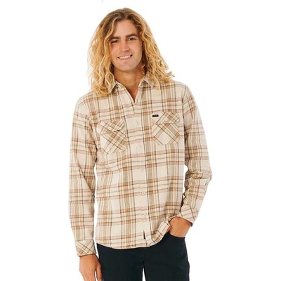 Rip Curl Риза с дълъг ръкав Rip curl Griffin Flannel Long Sleeve Shirt - Beige