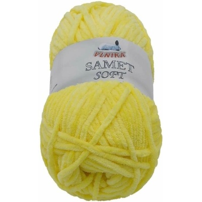 Příze Samet Soft 100g 243 žlutá