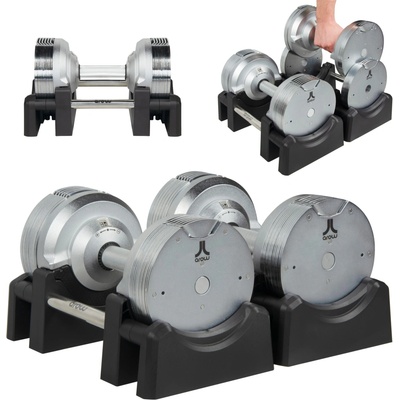 Arow Nastavitelné činky 2 x 24 kg