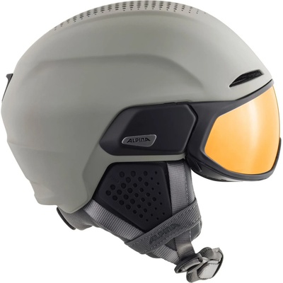 Alpina Ски каска Alpina Alto Q-Lite Mirror Ski helmet - Moon / Grey Matt - размер 51-55 cm (418-0992-0212)