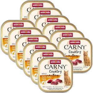 Animonda Carny Country Adult - пиле, патица и гъска 12 x 100 г