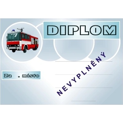 VIZINGR Hasiči diplom A4 č.13 – Zbozi.Blesk.cz