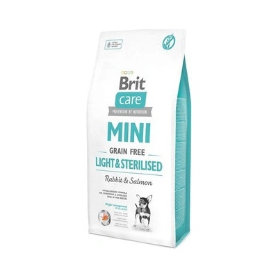 Brit Care Mini Grain-free light & sterilised rabbit & salmon 2 x 7 kg