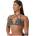 NEBBIA Maceió Zebra bikini top - Black (White)