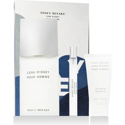 Issey Miyake L´Eau D´Issey Pour Homme pánská EDT 125 ml + miniaturka pánská EDT 10 ml + sprchový gel 50 ml dárková sada