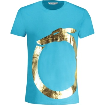 Trussardi Мъжка тениска с къс ръкав trussardi, Цвят Синьо (tru2mts01_az12teal)