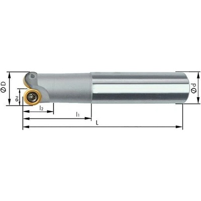 FORMAT Stopková fréza z2 vnitř. chl. d20/ 110mm pro typ rd
