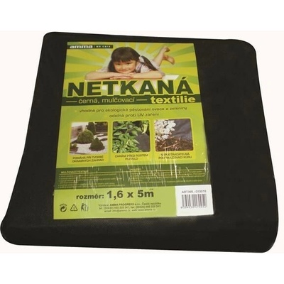 Festa netkaná textílie 1,6 x 5 m 50 g/m² 45550 černá