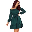 Numoco dámske šaty Daisy 265-1 tmavozelené