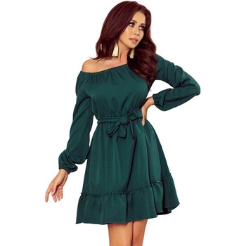 Numoco dámske šaty Daisy 265-1 tmavozelené