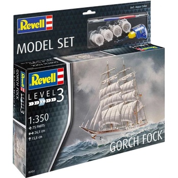 Revell Gorch Fock ModelSet loď 65432 1:350